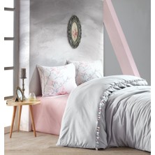 Cotton Box Candy Çift Kişilik Nevresim Takımı Linda Gri