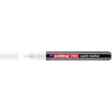 Tahtakalehobi Edding 791 Çok Amaçlı Örtücü Boyama Dekorasyon Markörü 1-2 mm Beyaz