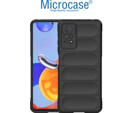 Microcase Xiaomi Redmi Note 11 2022 Global Miami Serisi Darbeye Dayanıklı Silikon Kılıf - Koyu Gri