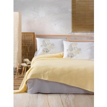 Cotton Box Çift Kişilik Bond Pike Takımı Lori Sarı