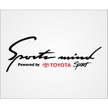 Oto Sticker Sports Mind Toyota Sticker