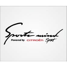 Oto Sticker Sports Mind Citroen Sticker
