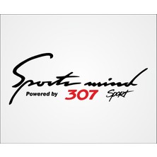 Oto Sticker Sports Mind Peugeot 307 Sticker