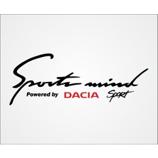 Oto Sticker Sports Mind Dacia Logan Sticker
