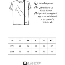 Ghassy Co. Erkek 3'lü Paket Dry Fit Siyah Lacivert Beyaz Atletik Nem Emici Günlük Tshirt
