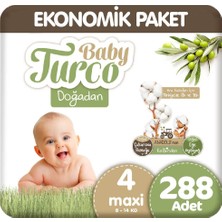 Baby Turco Doğadan 4 Beden Ekonomik 48X6 288 Adet