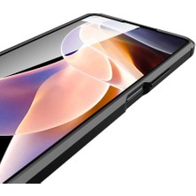 Nevarium Xiaomi Poco X4 Pro 5g Kılıf Deri Dokulu Silikon