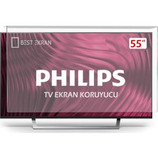 Best Ekran Philips 55PUS7373 Tv Ekran Koruyucu - Philips 55" Inç 139 cm Tv Ekran Koruyucu