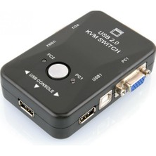 Wozlo 2 Port USB Kvm Switch 2 Pc Kasa Tek Kontrol