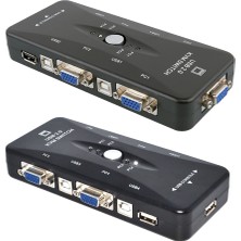 Wozlo 4 Port USB Kvm Switch 4 Pc Kasa Tek Kontrol