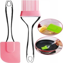 Tamu Silikon Yumurta Fırçası ve Spatula 2'li Set