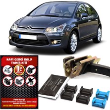 Barrer Citroen C4 Hb Ön Kapı Gergi (Limitör) Tamir Kiti (2 Kapı Set) 2004-2011