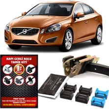 Barrer Volvo S60 Mk2 Uyumlu Kapı Gergi Kolu (Limitör) Tamir Kiti (2 Kapı Set) 2010-2018