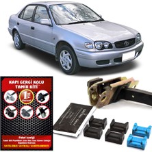 Barrer Toyota Corolla E110 Kapı Gergi Kolu (Limitör) Tamir Kiti (2 Kapı Set) 1997-2001