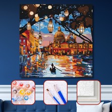 Hapy Hoby Nehirdeki Sandal Sayılarla Boyama Seti 40X50CM