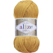 Alize Diva Örgü Ipi 3'lü Renk Seti - Safran, Açık Sarı, Sarı