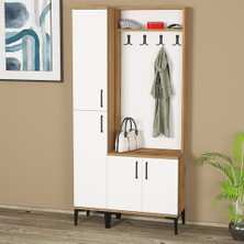 Kalender Dekor Rose-1-3 Portmanto Vestiyer Ayakkabılık RS02