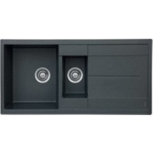 Unixton Siyah 50X100 cm Poseidon Granit Eviye (POSEİDON-100-S)