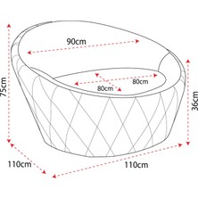 Resmet Reconcept Moon Xl Yuvarlak Koltuk Berjer