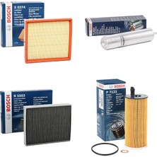 Bmw 1.16D F20/F21 2012 - 2015 Bosch 4'lü Filtre Bakım Seti