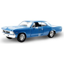 Maisto 1/24 1966 Model Chevrolet Chevelle Ss 396 Mavi