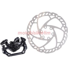 Motobisikletim Logan Bisiklet Disk Fren Seti [arka] Kaliper+Rotor 160MM 6 Vidalı