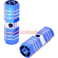 Motobisikletim Alüminyum Arka Basamak Takımı Ince Bisiklet [mavi]