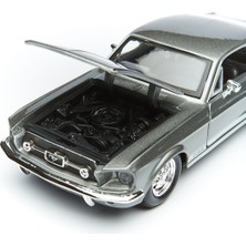 Maisto 1/24 1967 Model Ford Mustang Gt Gri