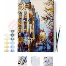 Hapy Hoby Sokak Telaşı Sayılarla Boyama Seti 40X50CM