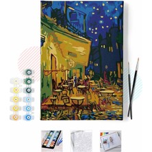Hapy Hoby Van Gogh Teras Kafe Sayılarla Boyama Seti 40X50CM