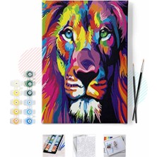 Hapy Hoby Renklerin Kralı Sayılarla Boyama Seti 40X50CM