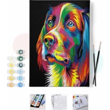 Hapy Hoby Renkli Köpek Sayılarla Boyama Seti 40X50CM