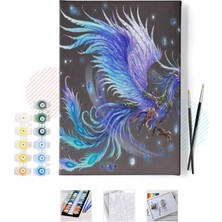 Hapy Hoby Zümrüdü Anka'nın Doğuşu Sayılarla Boyama Seti 40X50CM