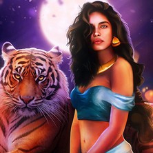 Hapy Hoby Kaplanın Aşkı Sayılarla Boyama Seti 40X50CM