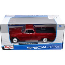 Maisto 1/25 1965 Chevrolet El Camino Model Araba Kırmızı