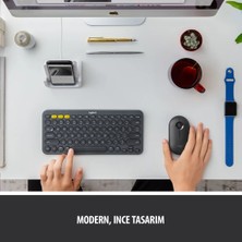 Logitech M350 Pebble Sessiz Kablosuz Kompakt Mouse - Siyah (Yurt Dışından)