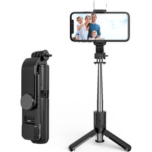 Cyke N-Entegre Tripod Bluetooth Canlı Selfie Stick - Pembe (Yurt Dışından)