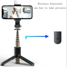 Cyke N-Entegre Tripod Bluetooth Canlı Selfie Stick - Pembe (Yurt Dışından)