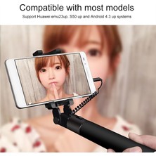 Huawei Onur CF15 Canlı Kat Tripod Kablosuz Selfie Stick Pro Sürüm - Siyah (Yurt Dışından)