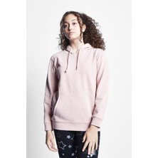 Lescon Pembe Çocuk Kapüşonlu Sweatshirt 22S-3227-22N