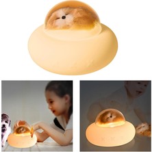 Ultrasike Silikon Gece Işık Enerji Tasarrufu USB Nightlight Çocuk Yetişkin Yatak Odası Köpek (Yurt Dışından)