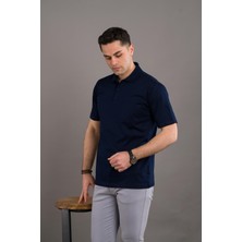 Woolen World Klasik Kalıp Polo Yaka Cepli Merserize Erkek T-Shirt