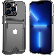 Kvy Iphone 12 Pro Max Kılıf Ultra Koruyucu Kartlıklı Ensa Kapak + Ekran Koruyucu