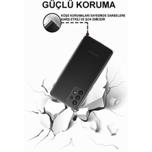 Kzy Samsung Galaxy A23 Kapak Tıpalı Kamera Korumalı Şeffaf Premier Silikon Kılıf