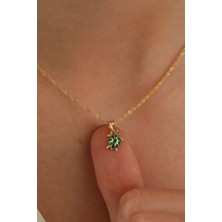 Milet Kuyumculuk 14 Ayar Altın Singapur Zincir Kaplumbağa Kolye