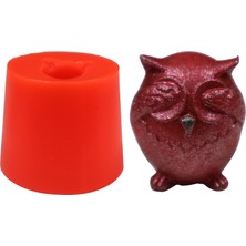 Hobizubi Görmedim Baykuş Silikon Mum Kalıbı M-206