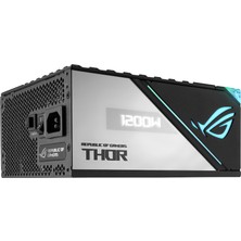 ASUS ROG-THOR-1200P2 PLUS PLATINUM 1200W MODÜLER GÜÇ KAYNAĞI JAPON KAPASİTÖRLER AURA SYNC VE OLED EKRAN PCIe 5.0 10 YIL GARANTI