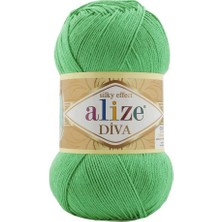Alize Diva El Örgü Ipi Bahar Yeşili 778