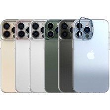 Case 4U Apple iPhone 13 Pro Kılıf Kamera Kısmı Metal Stand Aparatlı Skuba Arka Kapak Gümüş