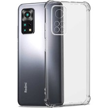 Case 4U Xiaomi Redmi Note 11 / 11s Kılıf Kamera Korumalı Darbe Emici Anti Shock Silikon Arka Kapak Şeffaf